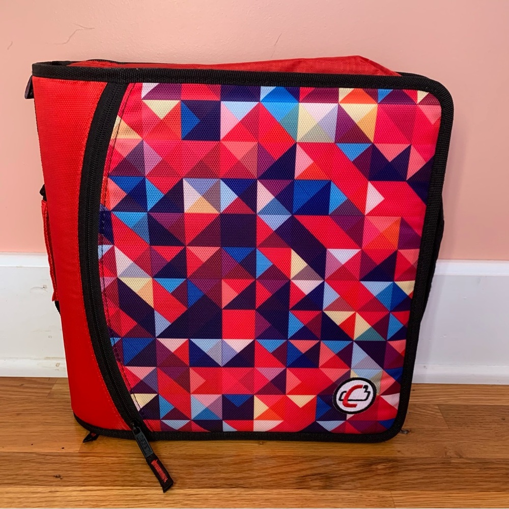 NWOT Case it Authentic Original The Mighty Zip Tab 3 inch 3 Ring Binder